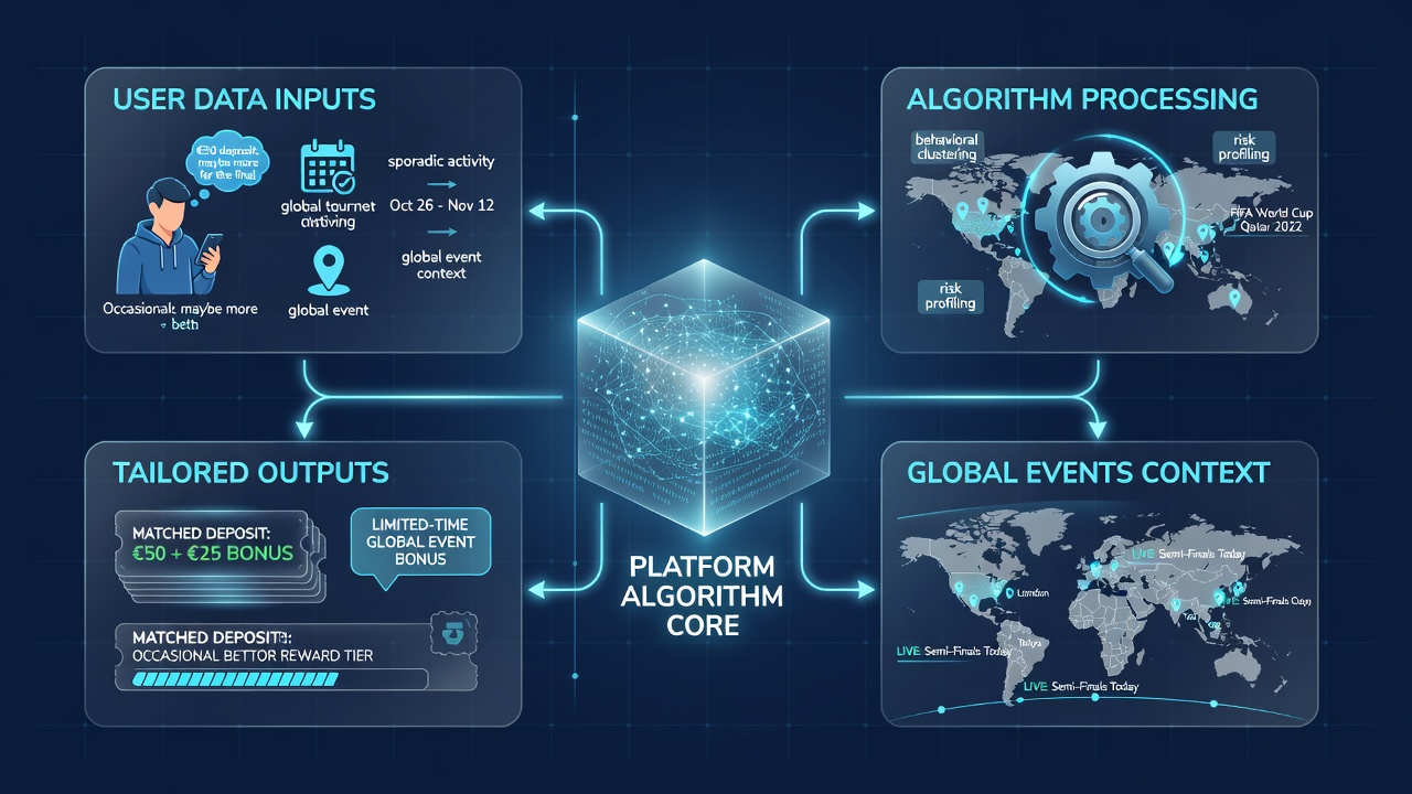 Visualisierung von personalisierten Bonusangeboten während globaler Sportevents